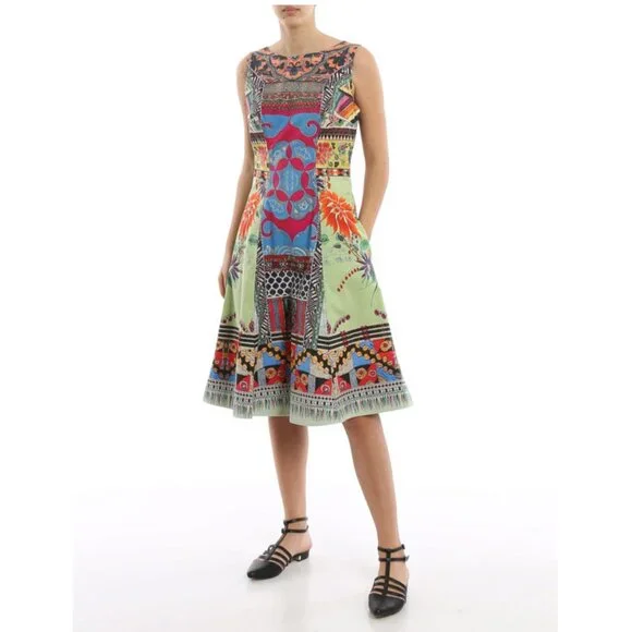 Etro Sleeveless Patchwork Amalfi Dress - Picture 4 of 16